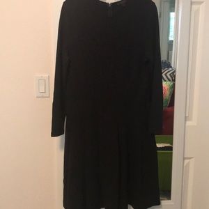 Black jcrew super soft and thick cotton dress